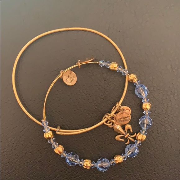 Alex and Ani Jewelry - Alex and Ani Fleur de Lis Bangle
